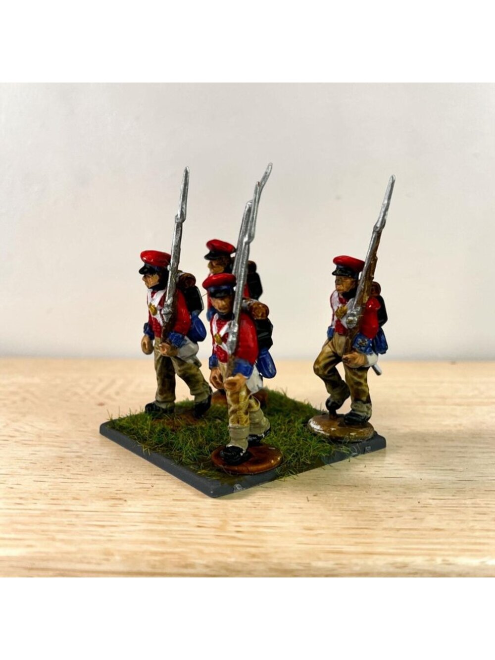 Painted British Line Infantry Napoleonic Miniature Collectible Figures